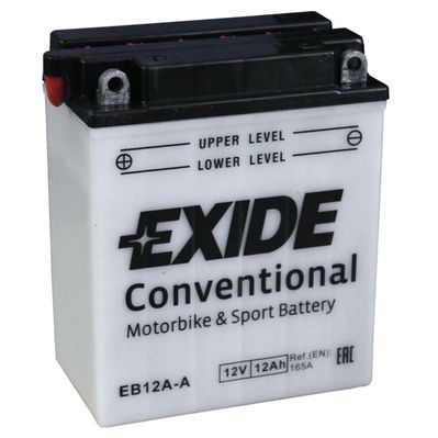 Акумулятор автомобільний EXIDE CONVENTIONAL 12Ah (+/-) (165EN) (EB12A-A)
