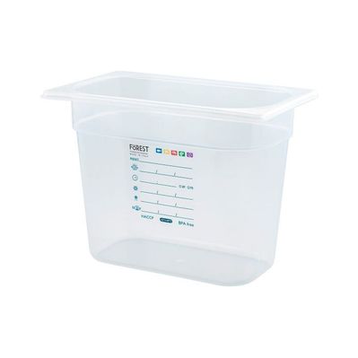 Гастроємність FoREST серія "Gastronorm" з поліпропілену GN 1/4 h 200 мм 4,8 л (241490)