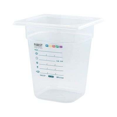 Гастроємність FoREST серія "Gastronorm" з поліпропілену GN 1/6 h 200 мм 2,8 л (241690)