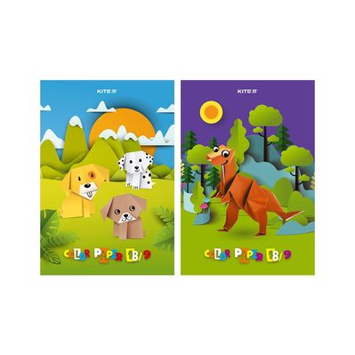 Кольоровий папір Kite А4 односторонній (18 аркушів/ 9 кольорів) в асортименті (K23-1250)