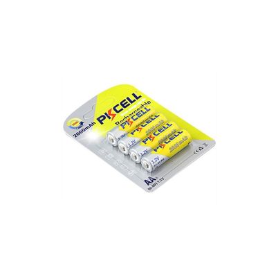 Акумулятор AA R6 2000mAh 1.2V NiMH Rechargeable Battery, 4шт/бл PkCell (PC/AA2000-4BR)