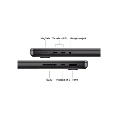 Ноутбук Apple MacBook Pro 14 A3426 M5 Pro Space Black (MJLW4UA/A)