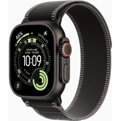 Смарт-годинник Apple Watch Ultra 3 GPS + Cellular 49mm Black Titanium Case with Black/Charcoal Trail Loop - S/M (MF1D4QP/A)