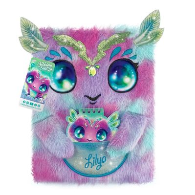 Блокнот Kiddieland Большой пушистый блокнот 2-в-1 NEBULOUS STARS - ЛИЛИЯ (12522)