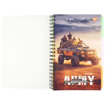 Блокнот Yes А4 Army Ukraine 144 аркуша пластикова обкладинка (681944)