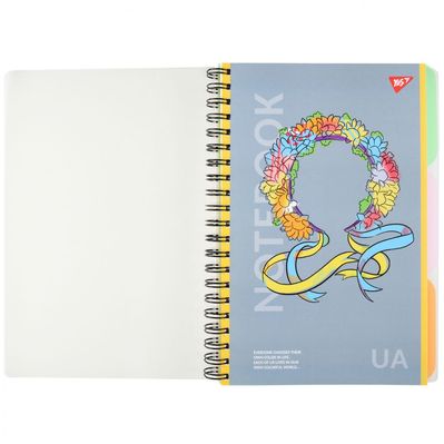 Блокнот Yes А4 Notebook UA 144 аркуша пластикова обкладинка (681943)