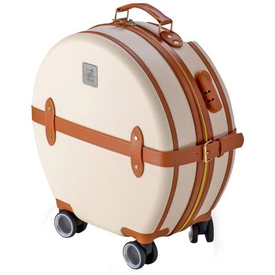 Валіза Semi Line 20" (S) Ecru/Brown (T5670-2) (DAS302666)