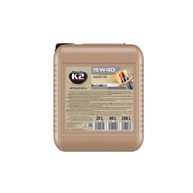 Моторна олива K2 SL/CF 15W-40 20 л (O25320E)