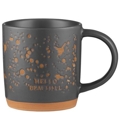 Чашка Ardesto Alda, 365мл, кераміка, сірий (AR3497)