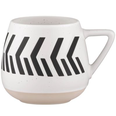 Чашка Ardesto Auro, 440мл, кераміка, білий (AR3034)