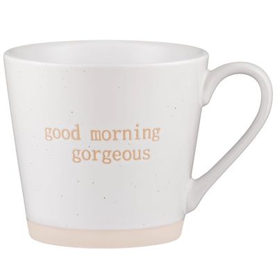 Чашка Ardesto Good Morning, 370мл, кераміка, білий (AR3031)