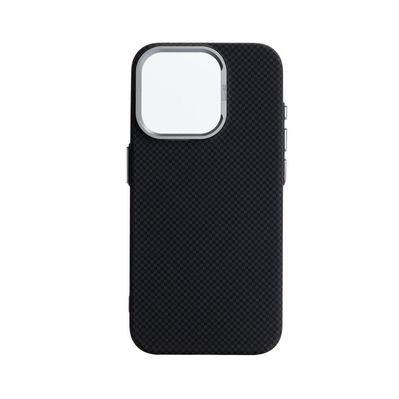Чохол до мобільного телефона Armorstandart LikeCarbon2 MagCase Apple iPhone 16 Pro Kevlar Black (ARM88381)