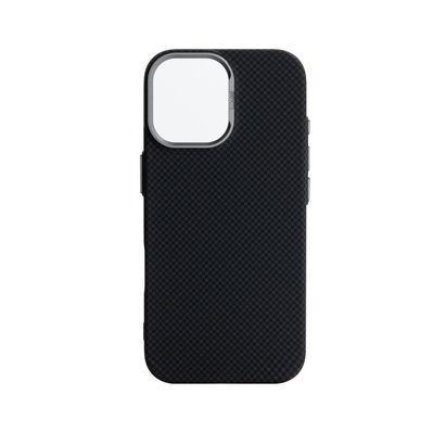 Чохол до мобільного телефона Armorstandart LikeCarbon2 MagCase Apple iPhone 17 Kevlar Black (ARM88379)
