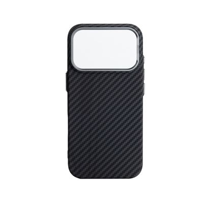 Чохол до мобільного телефона Armorstandart LikeCarbon2 MagCase Apple iPhone 17 Pro Carbon Black (ARM86258)