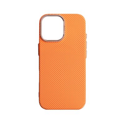 Чохол до мобільного телефона Armorstandart LikeCarbon2 SE MagCase Apple iPhone 17 Kevlar Orange Rose Gold (ARM89167)