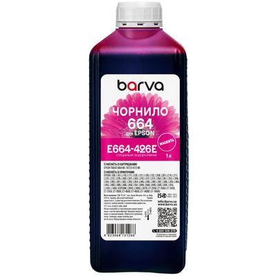 Чорнило Barva Epson 664 1 л, special magenta (E664-426e)