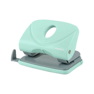 Діркопробивач Axent Welle-2 з пластиковий верх, 20 арк,Pastelini, м'ятний (3820-18-A)