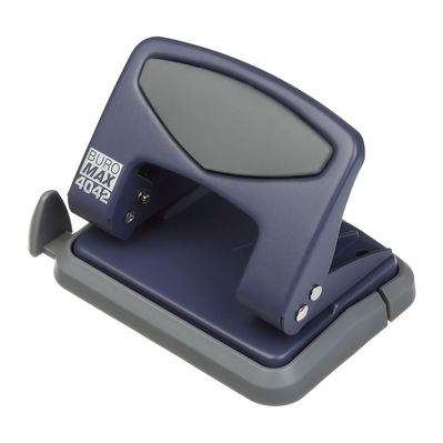 Діркопробивач Buromax металевий MORANDI STYLE, до 25 аркушів, 115 х 96 х 89 мм, синій (BM.4042-02)