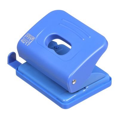 Діркопробивач Buromax пластиковий, до 20 аркушів, 120 х 82 х 53 мм, синий (BM.4017-02)