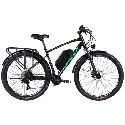 Електровелосипед Formula eCURSOR MAN AM DD 29" 19" 48B 17.5А*г 500Вт 2026 чорно-зелений (ELB-FR-29-244)