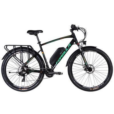 Електровелосипед Formula eCURSOR MAN AM DD 29" 21" 48B 13А*г 500Вт 2026 чорно-зелений (ELB-FR-29-246)