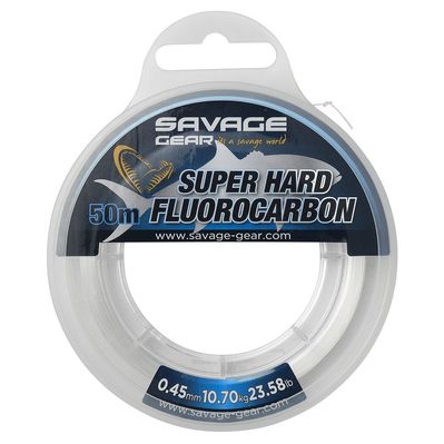 Флюорокарбон Savage Gear Super Hard 45m 0.77mm 25.70kg Clear (1854.18.75)