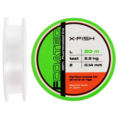 Флюорокарбон X-Fish FCoated 20m 0.14mm 2.3kg (1917.01.40)