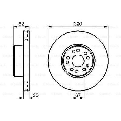 Гальмівний диск Bosch 0 986 478 527