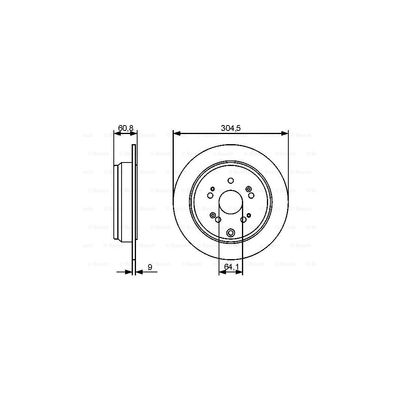 Тормозной диск Bosch 0 986 479 449