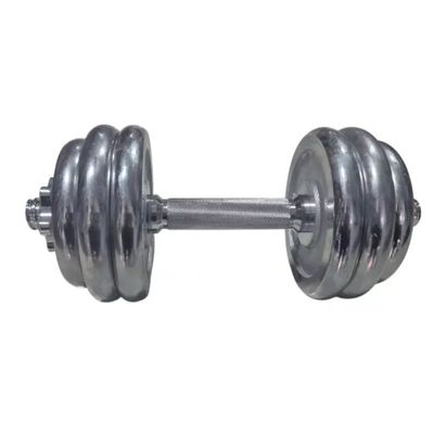 Гантель HSF з хромованим покриттям MD2503 - 15 кг (К00024982)