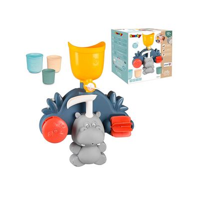 Іграшка для ванної Smoby Little Водяний млинок. Бегемот", з аксесуарами (140405)