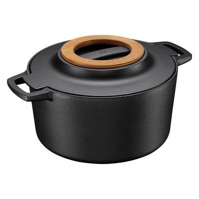 Каструля Fiskars Norden чавунна 4 л чорна (1026565)