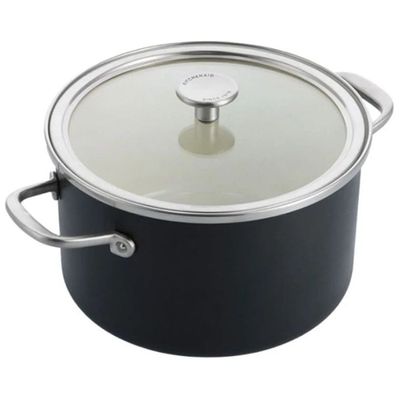 Каструля KitchenAid Steel Core 24 см 6 л матовий чорний (CC006001-001)