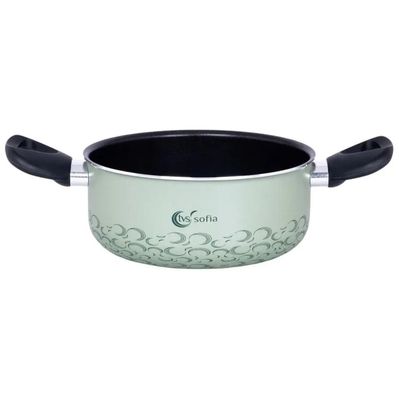 Каструля TVS Sofia 20 см, 2,5 л, зелена (83404202310101з)