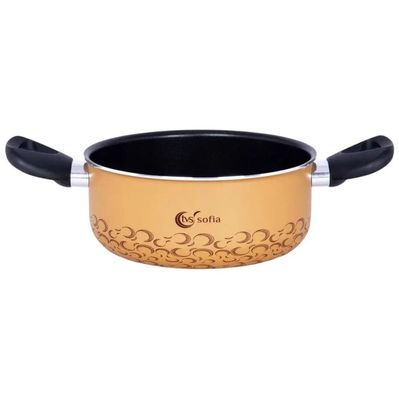 Каструля TVS Sofia 20 см, 2,5 л, жовта (83404202310101ж)