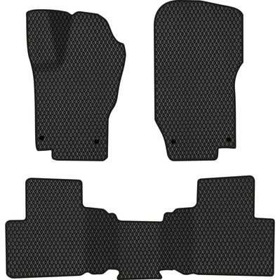 Килимок в салон EVAtech Mercedes-Benz ML-Class (W164) 2005-2011 2 поко (MB11723ZD3MS4RBB)