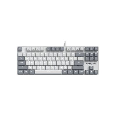 Клавіатура GamePro Genesis Metallic MK110W Outemu Red Switch USB UA White (MK110W)