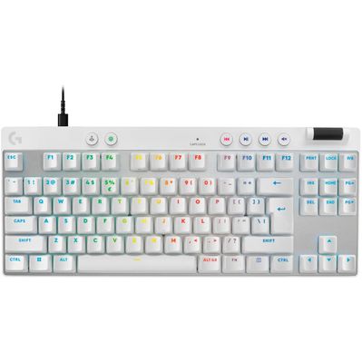 Клавіатура Logitech G PRO X TKL Rapid Linear USB UA White (920-013242)