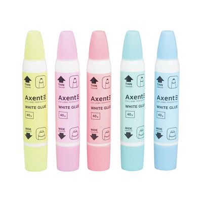 Клей Axent ПВА, 2 аплікатори: тонкий і широкий, 40 г (7202-A)