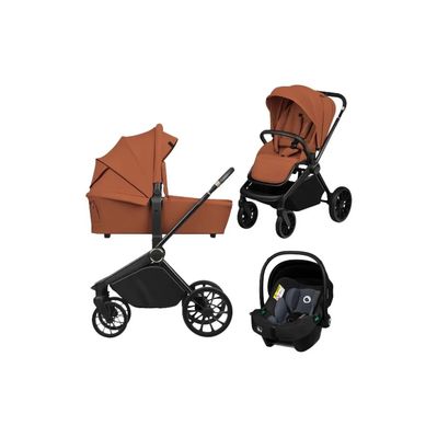 Коляска Lionelo Mika plus 3 in 1 brown rust (LO-MIKA PLUS 3IN1 BROWN RUST)