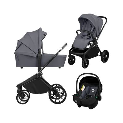 Коляска Lionelo Mika plus 3 in 1 grey stone (LO-MIKA PLUS 3IN1 GREY STONE)
