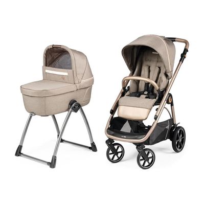 Коляска Peg-Perego 2 в 1 Veloce Belvedere з підставкою до люльки (Mon Amour) (PACK-VEL2100000011)