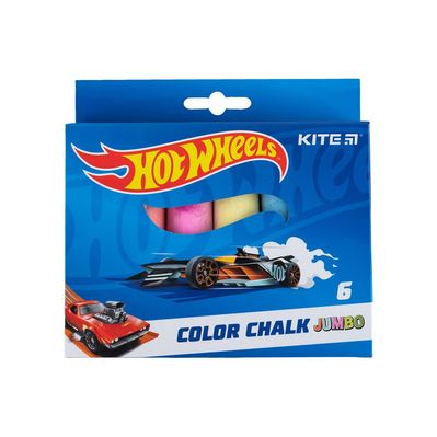 Крейда Kite кольорова Jumbo Hello Kitty, 6 кольорів (HW24-073)