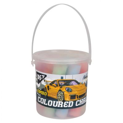 Крейда Yes кольорова Street Drift 12 шт JUMBO в відрі (400512)