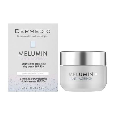 Крем для обличчя Dermedic Melumin Денний Захисний Освітлювальний SPF50+ 50 мл (5901643177089)
