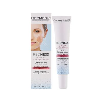 Крем для обличчя Dermedic Redness Calm Крем-концентрат для шкіри з куперозом 40 мл (5901643176501)