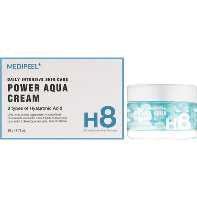 Крем для обличчя Medi-Peel Power Aqua Cream У кульках для інтенсивного зволоження шкіри 50 г (8809409346656)
