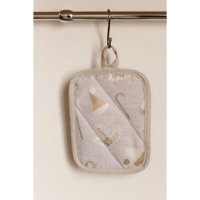 Кухонна прихватка Прованс Шапочки на бежевому 15х20 см (037916)