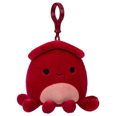 М'яка іграшка Squishmallows на кліпсі – Кальмар Альтман 9 см (SQCP00146)