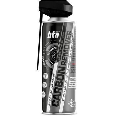 Мастило для зброї HTA очищувач порохового нагару та відпрацьованого мастила CARBON REMOVER 400 мл (HTA4021)